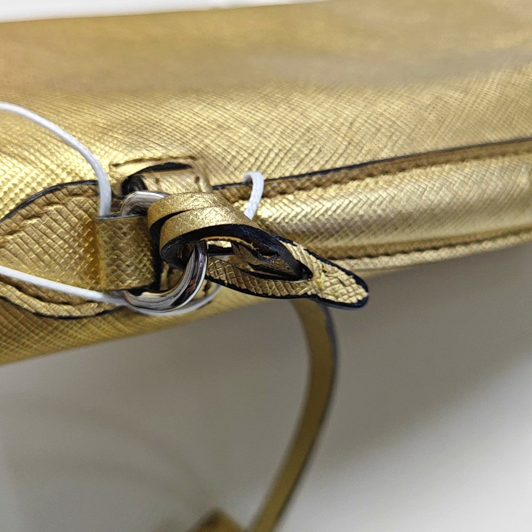 Sound Bag Saffiano Calfskin Gold