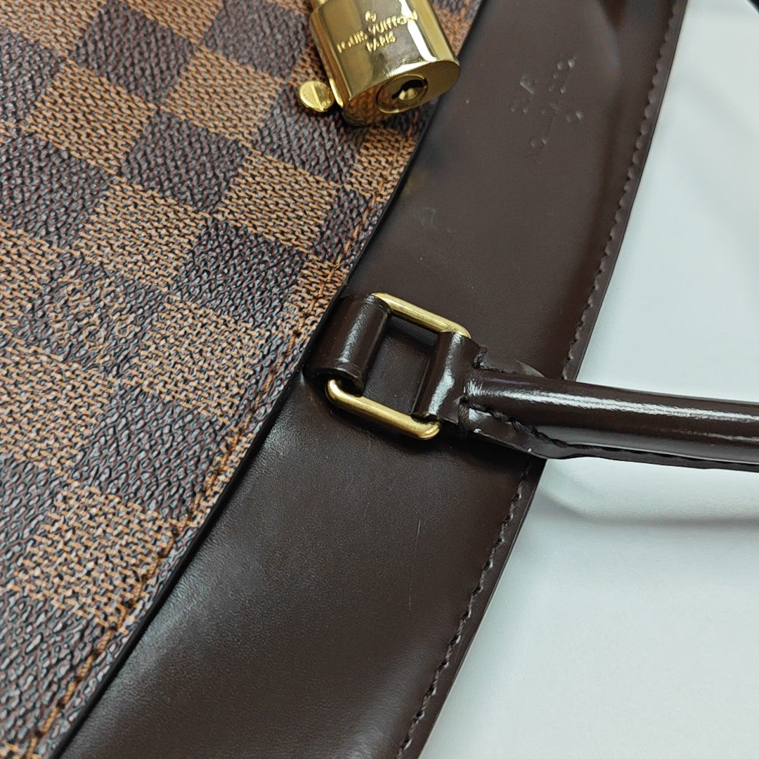 RIVOLI Damier Ebene Coated Canvas Brown