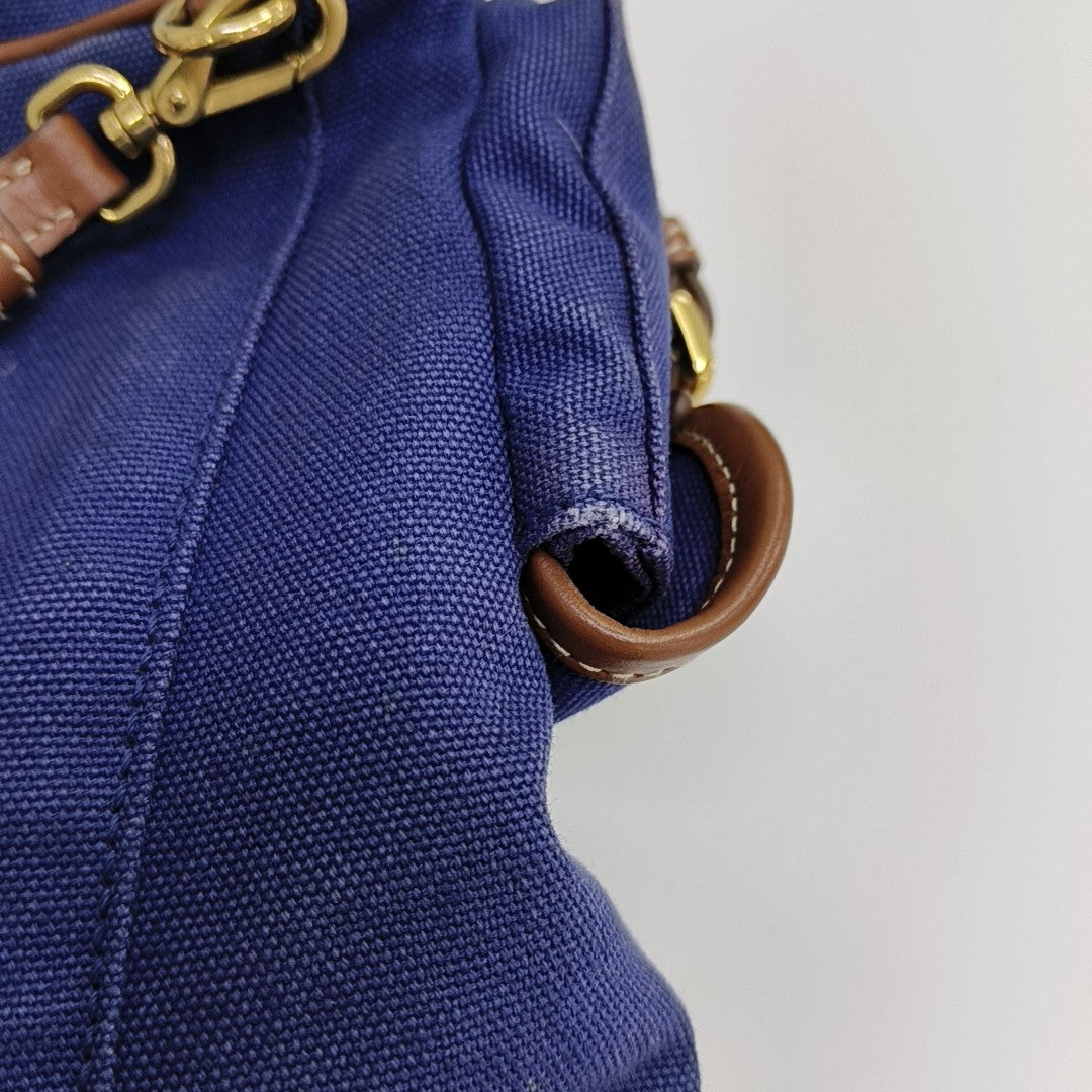 Canvas Backpack Blue