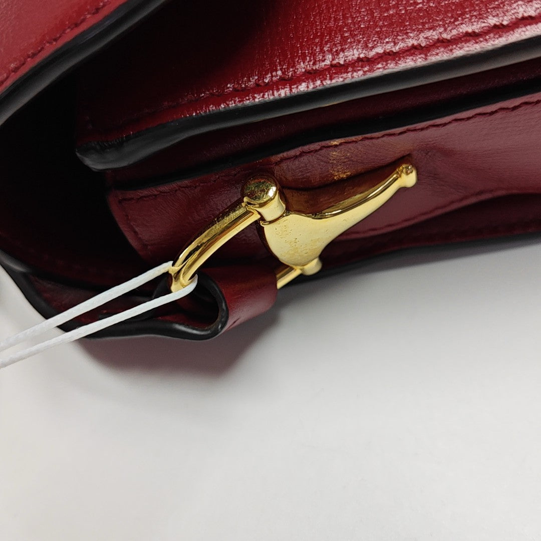Horsebit 1955 Medium Calfskin Red