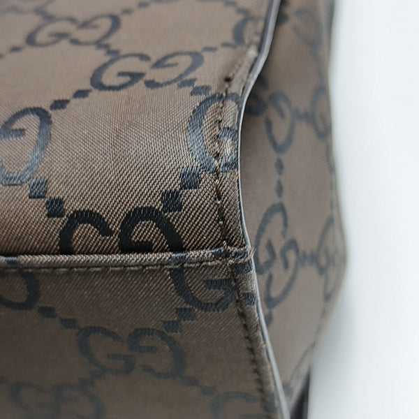 Bamboo 1947 Medium Monogram Fabric Brown