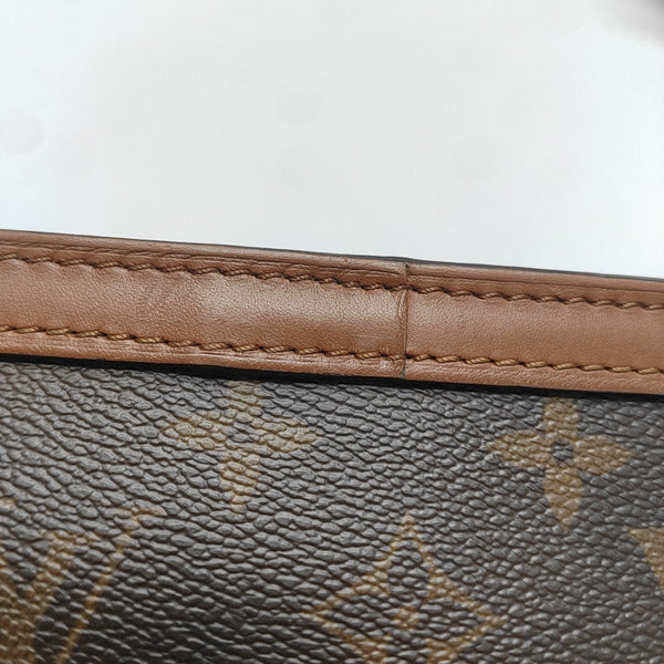 DAUPHINE MM Monogram Coated Canvas Brown