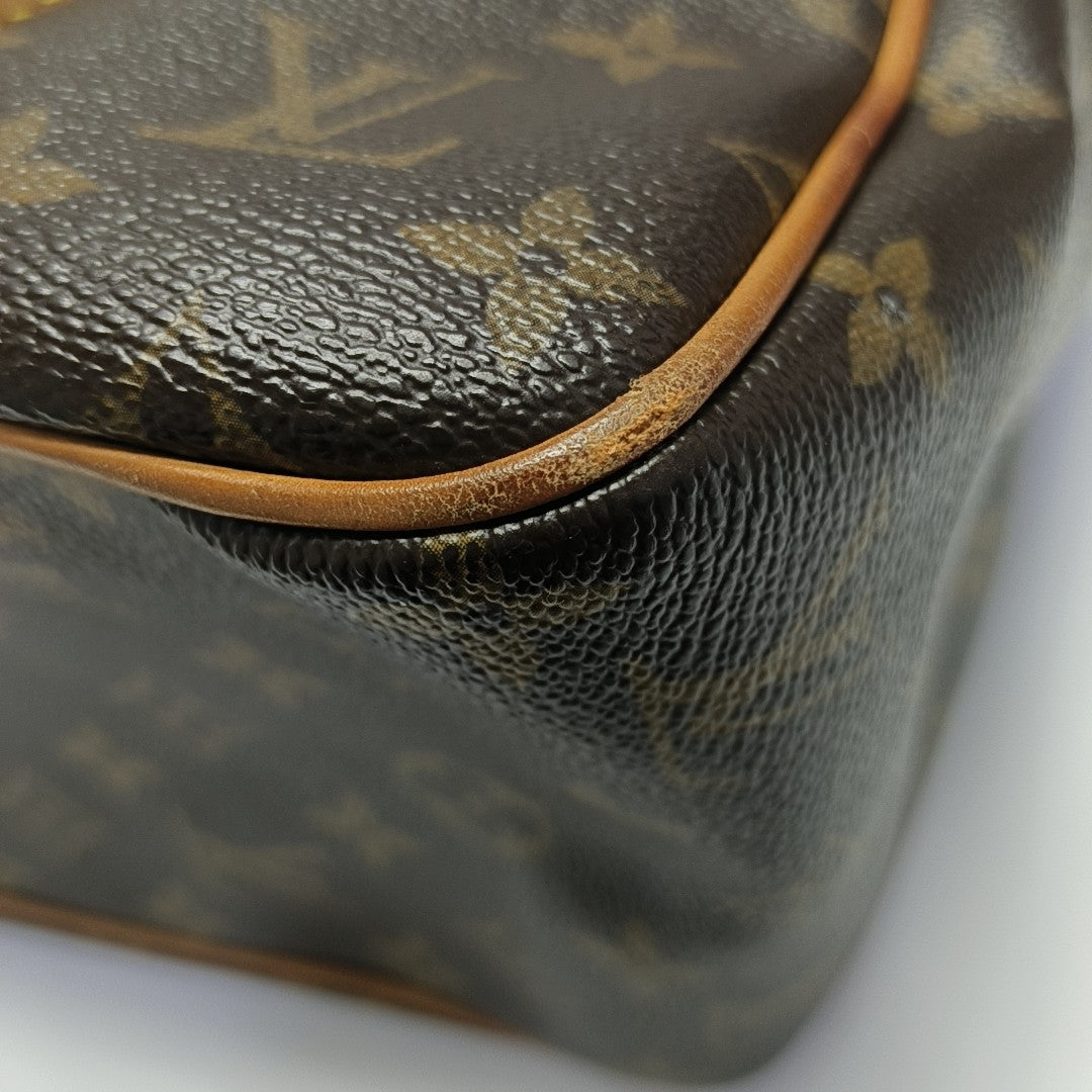 BATIGNOLLES MM Monogram Coated Canvas Brown