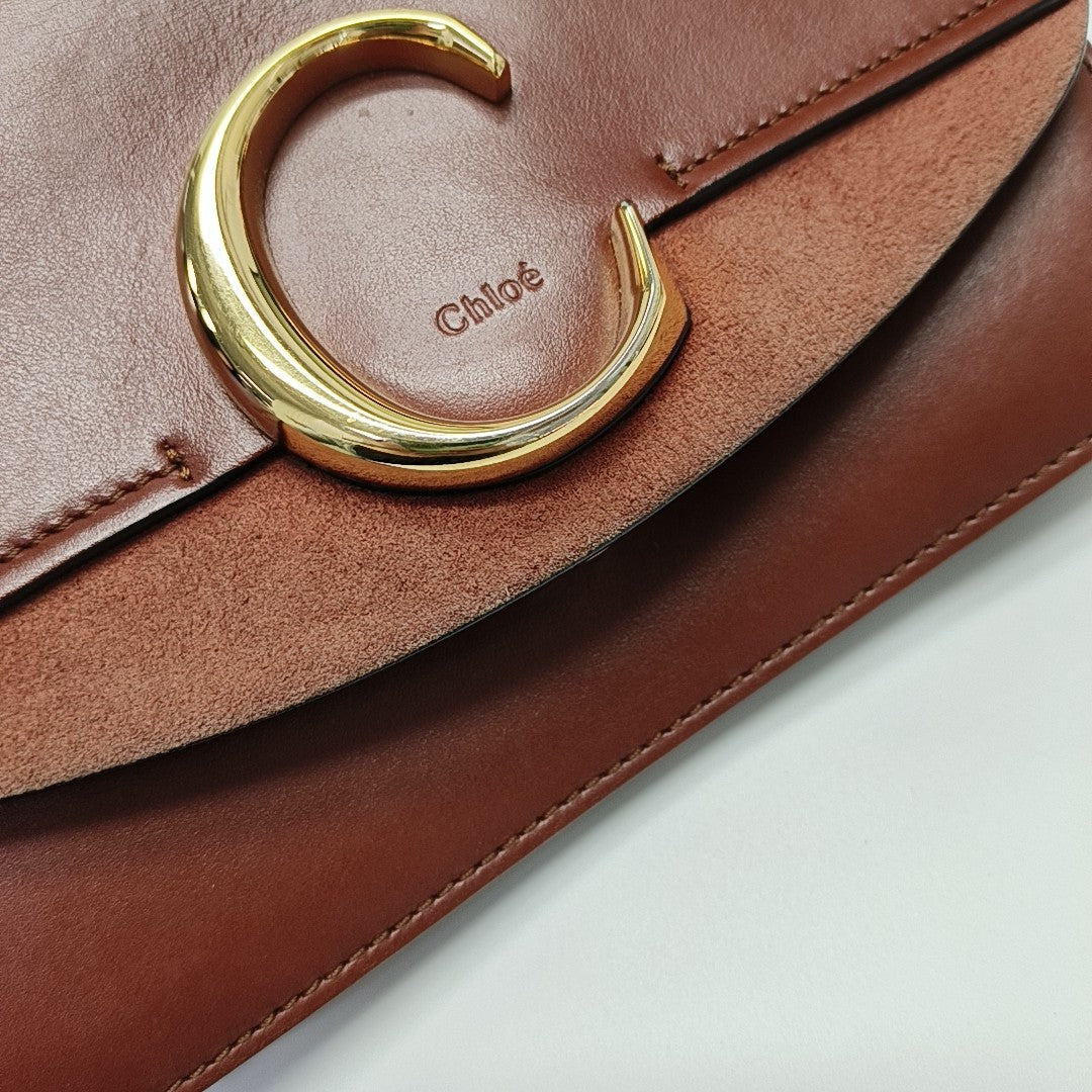 Chloé C Calfskin Brown