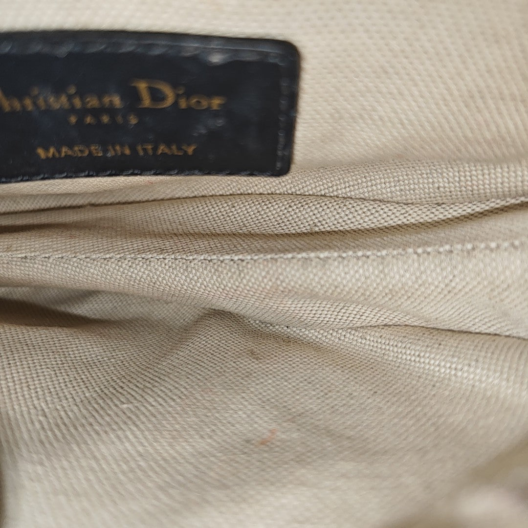 Saddle Mini Oblique Canvas Blue