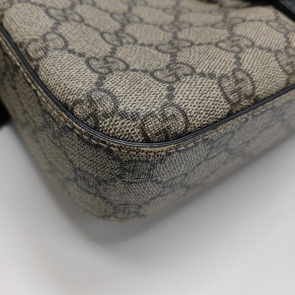 Monogram Coated Canvas Shoulder Bag Brown