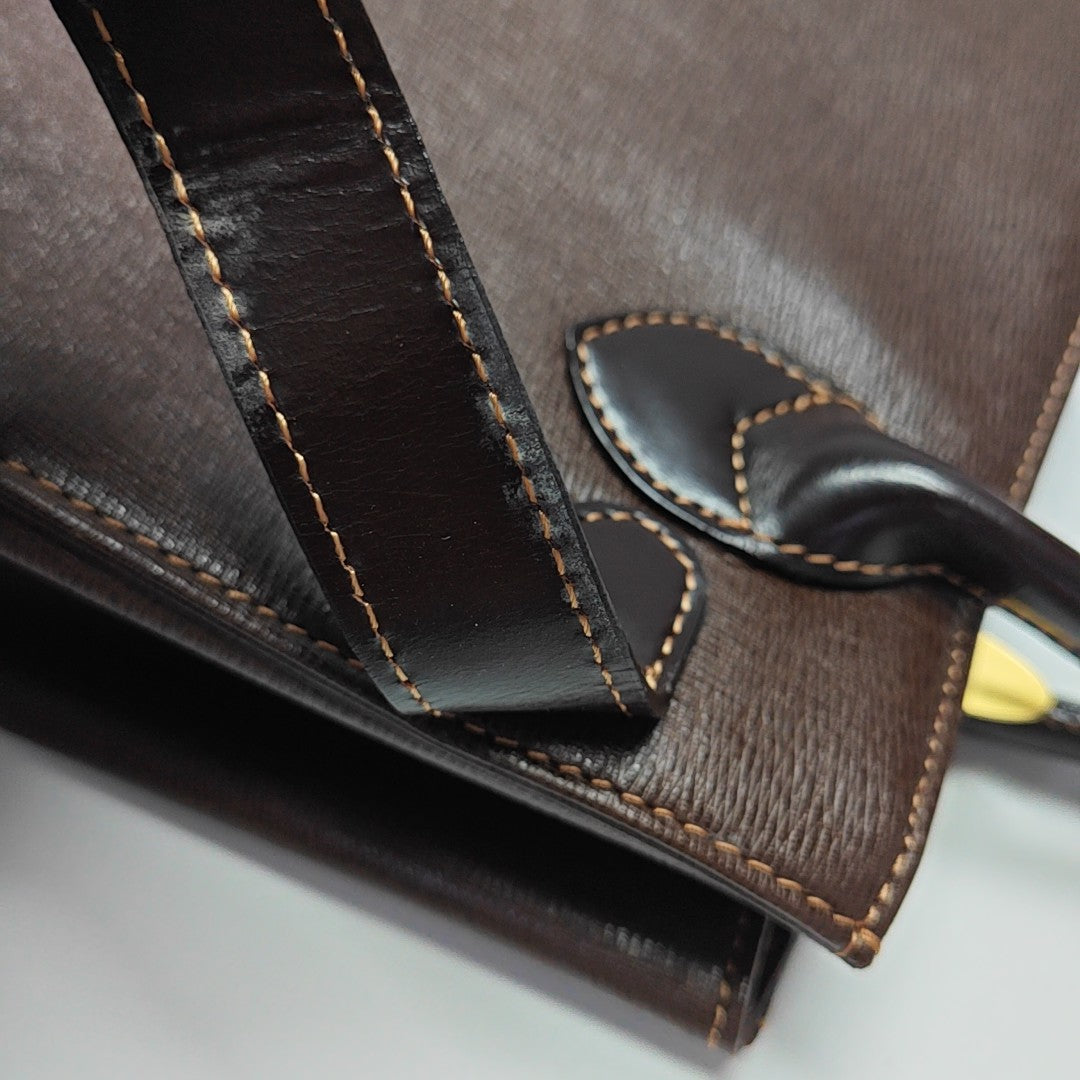 Calfskin Tote Bag Brown