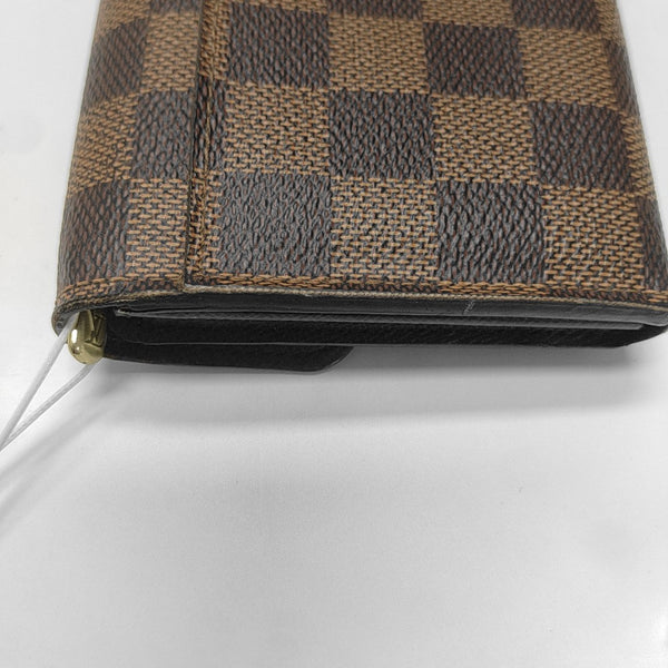 JOSÉPHINE Damier Ebene Coated Canvas Brown Wallet