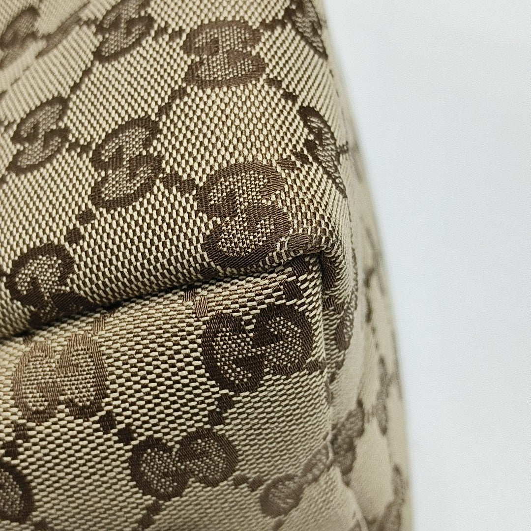 Monogram Canvas Top Handle Bag Brown