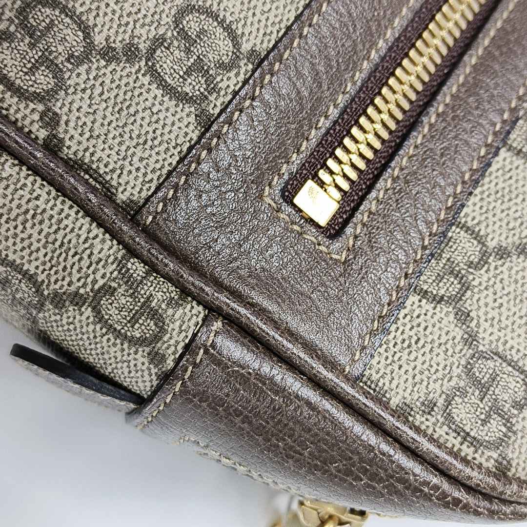 Lona revestida Monogram Ophidia Beige