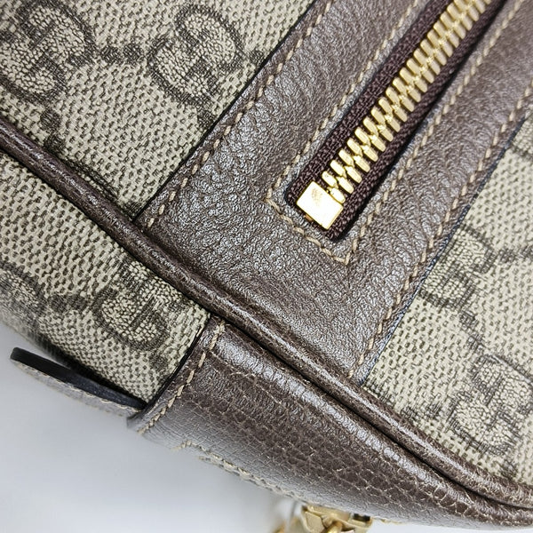 Lona revestida Monogram Ophidia Beige