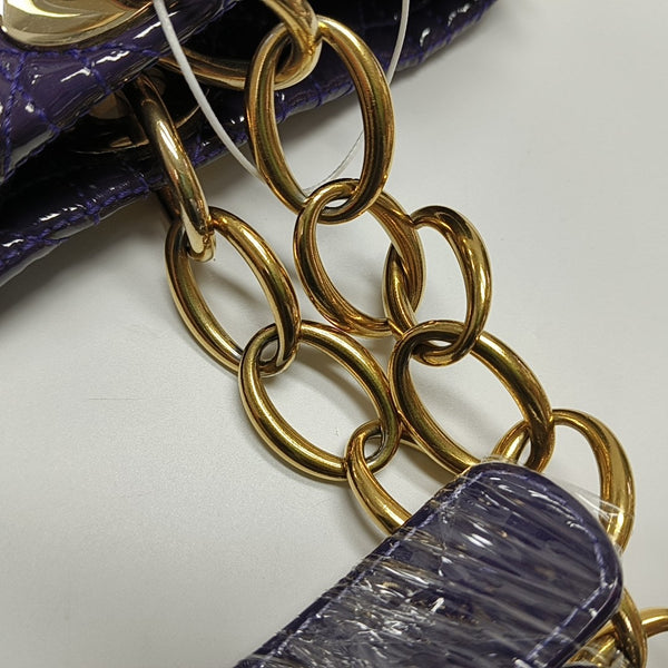 Dior Soft Cannage Patent Leather Purple