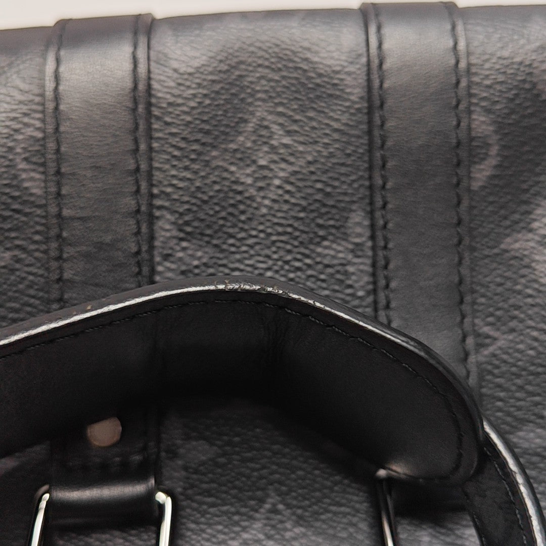 KEEPALL Mini Monogram Coated Canvas Black