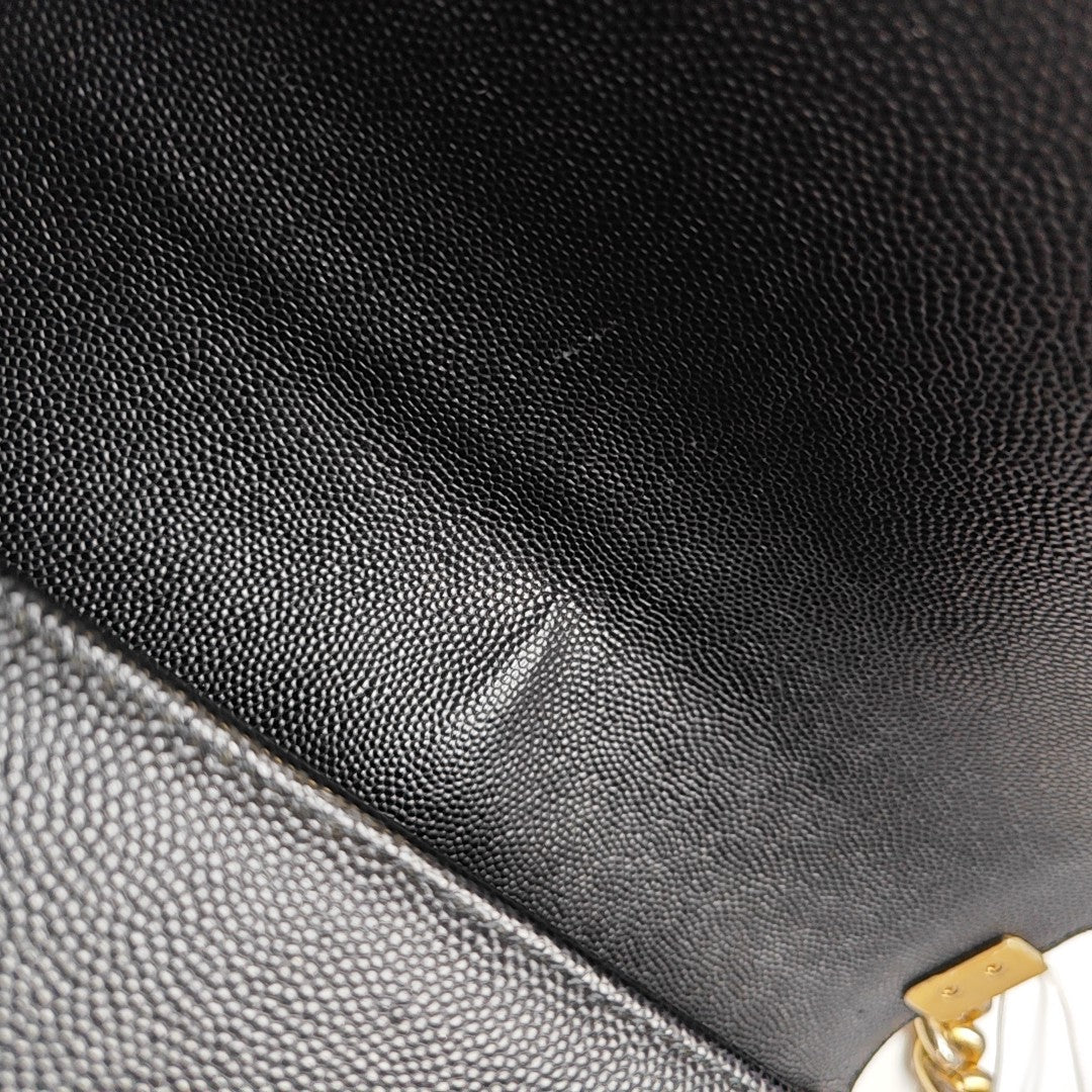 BOY CHANEL Medium Quilted Grained Calfskin Black