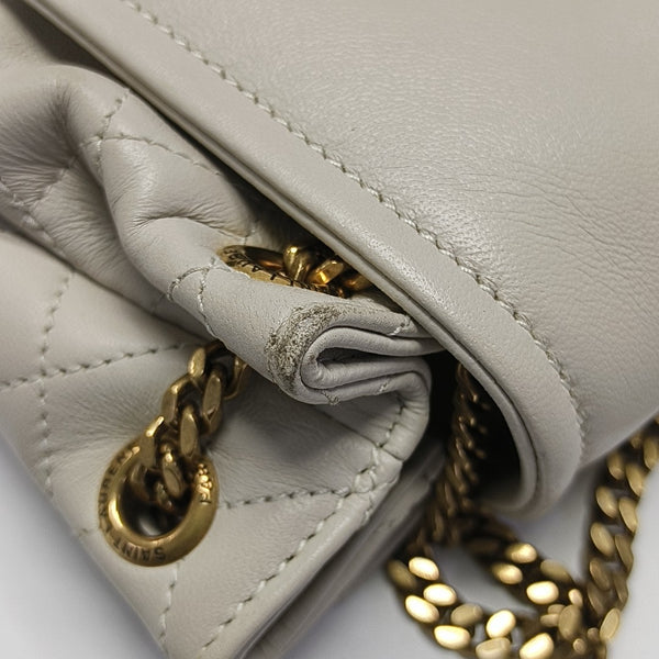NOLITA Mini Quilted Lambskin White