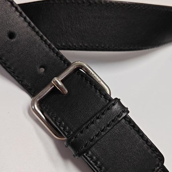 Monogram Coated Canvas Crossbody Bag Black
