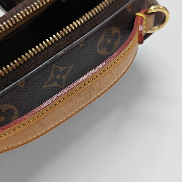 UTILITY Monogram Coated Canvas Brown