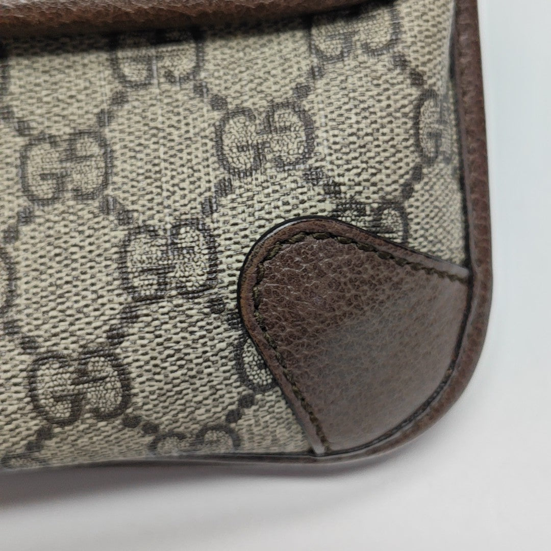 Neo Vintage Small Monogram Coated Canvas Beige