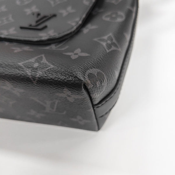 DISTRICT MM Monogram Coated Canvas Black
