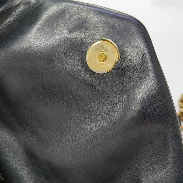 PUFFER Small Quilted Lambskin Black