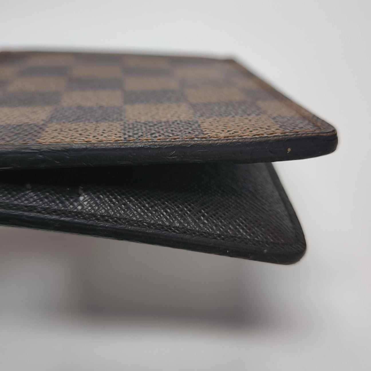 Damier Ebene Coated Canvas Wallet Brown