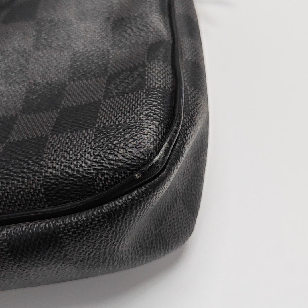 PORTE-DOCUMENTS PM Damier Graphite Coated Canvas Black