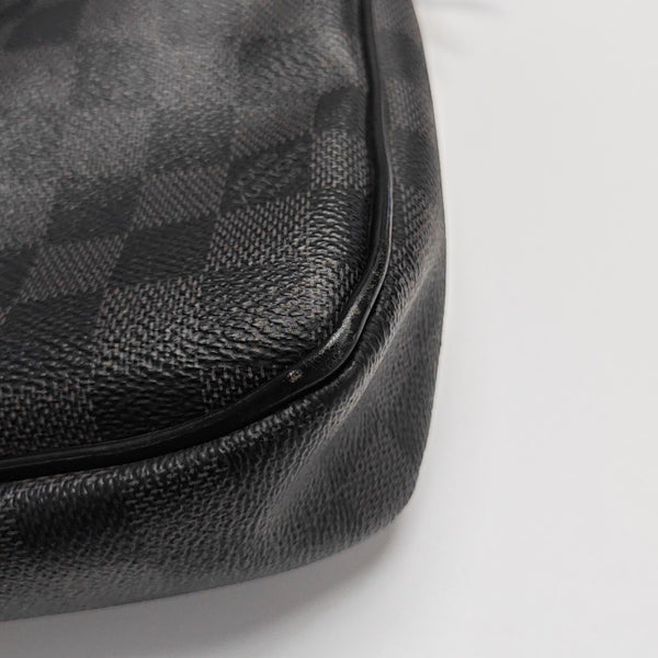 PORTE-DOCUMENTS PM Damier Graphite Coated Canvas Black