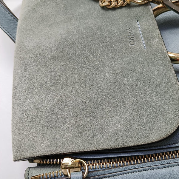Faye Small Calfskin Blue
