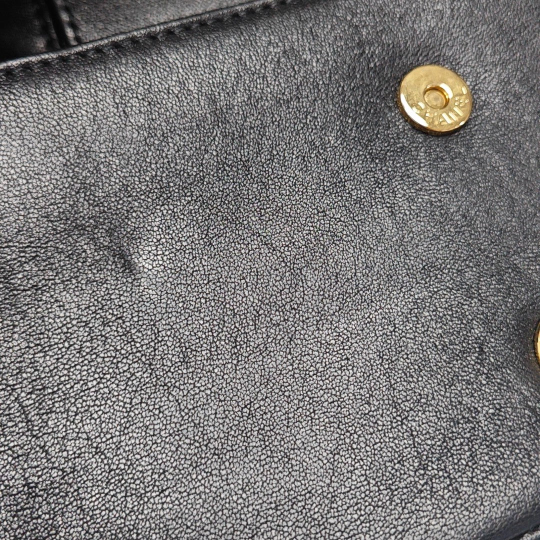 MADEMOISELLE Small Quilted Calfskin Black