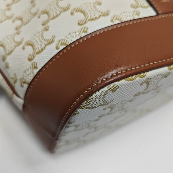 TRIOMPHE CANVAS Small Coated Canvas Beige