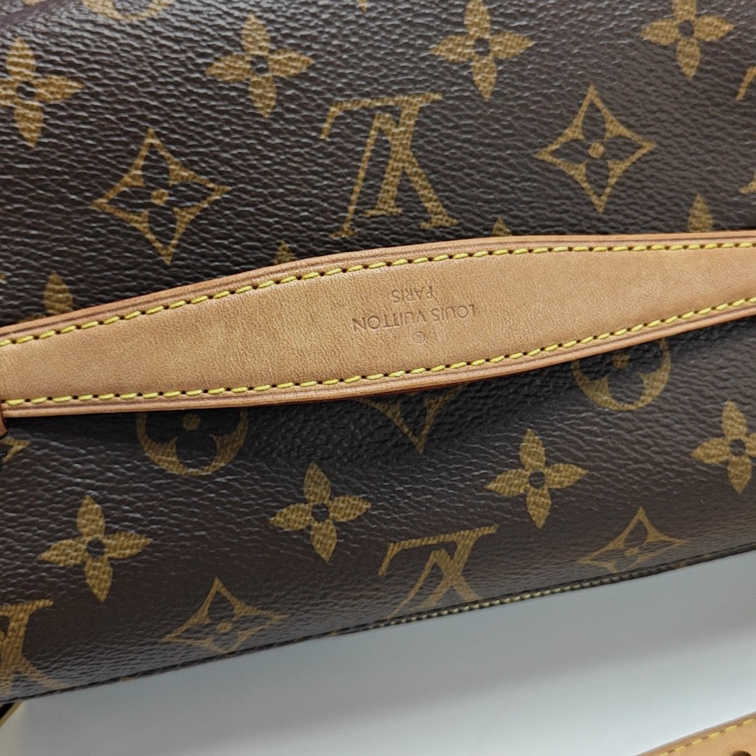 BUMBAG Monogram Coated Canvas Brown