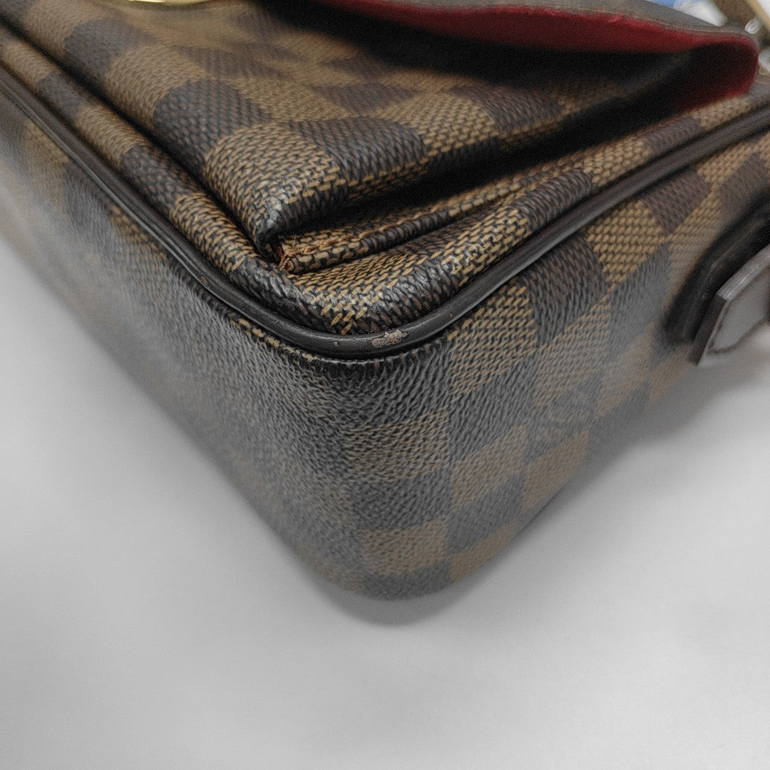 RAVELLO GM Damier Ebene Coated Canvas Brown