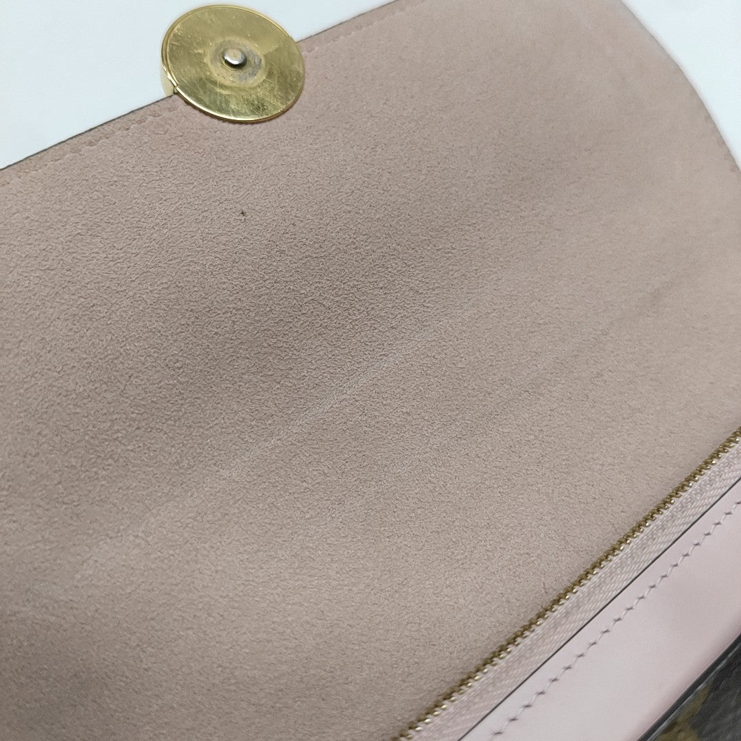 FLORE Monogram Coated Canvas Brown
