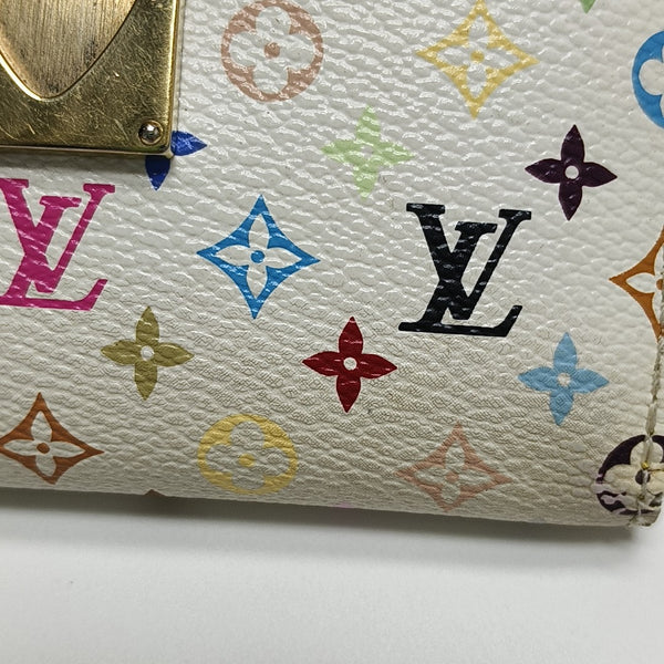 LV × TM KOALA Monogram Coated Canvas White Wallet