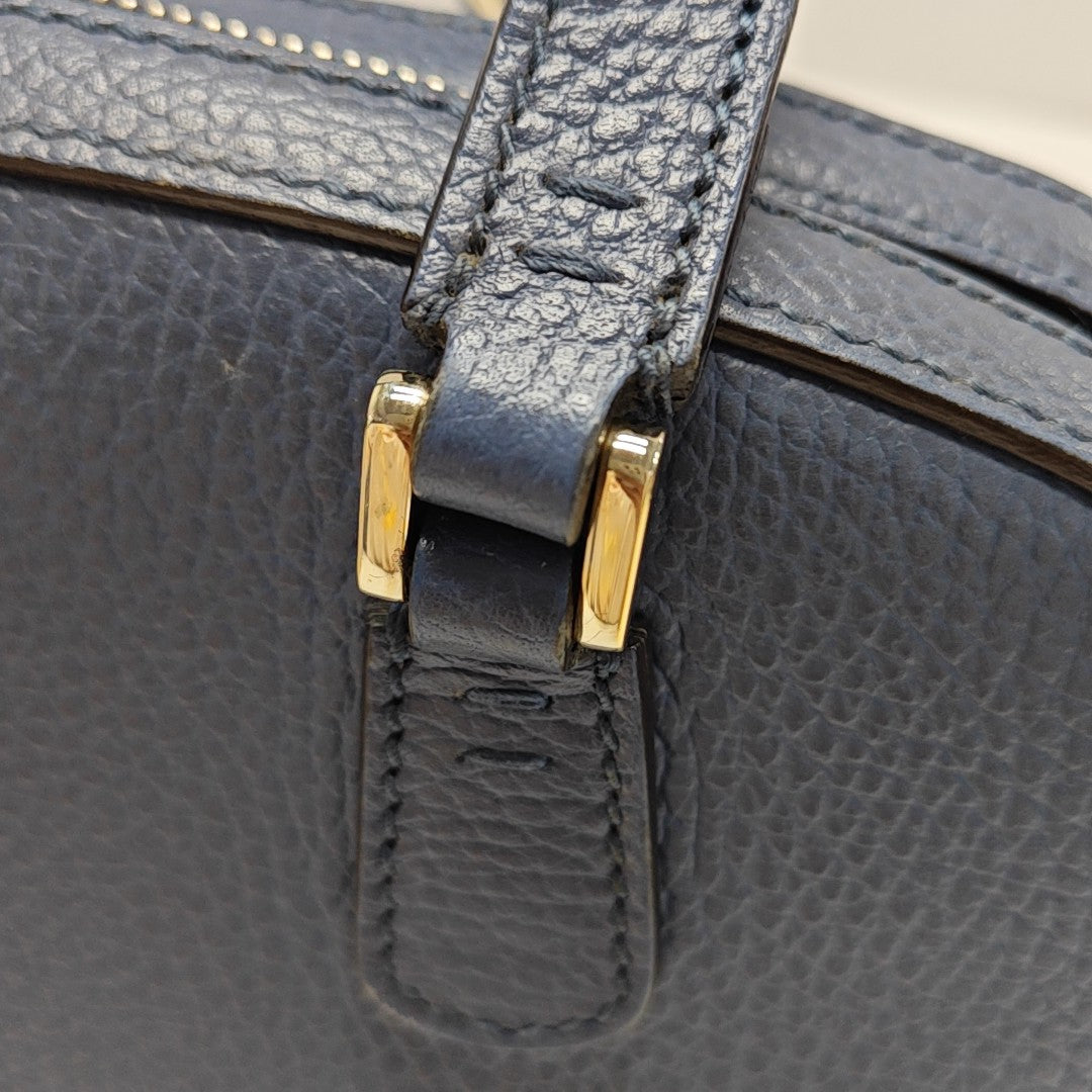 Calfskin Shoulder Bag Blue