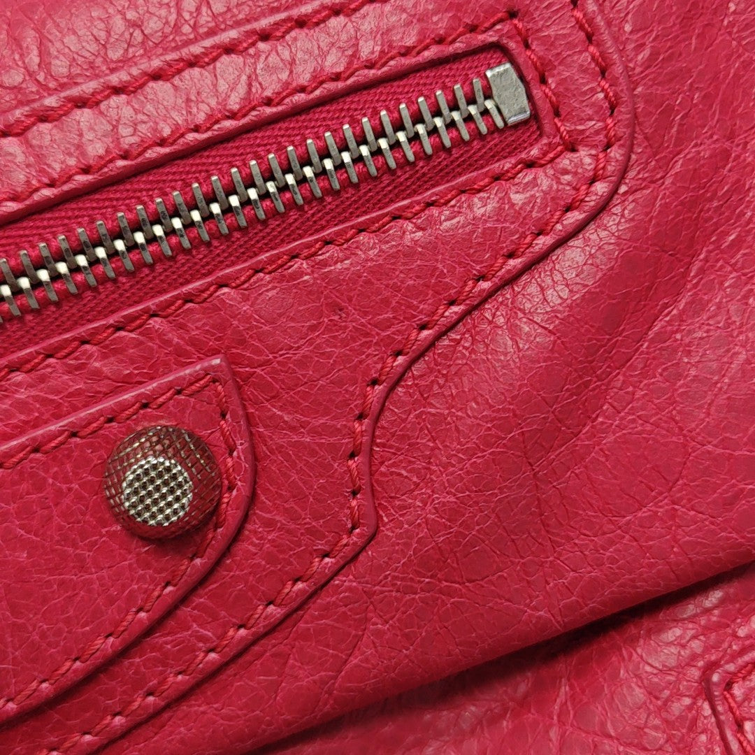 Classic City Small Lambskin Red