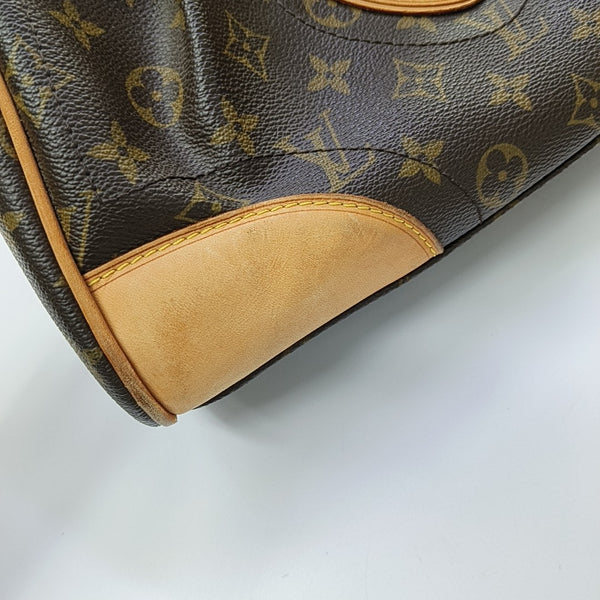 BEVERLY MM Monogram Coated Canvas Brown