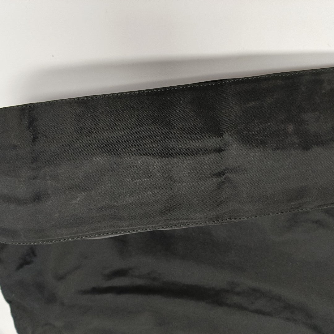 Nylon Shoulder Bag Black