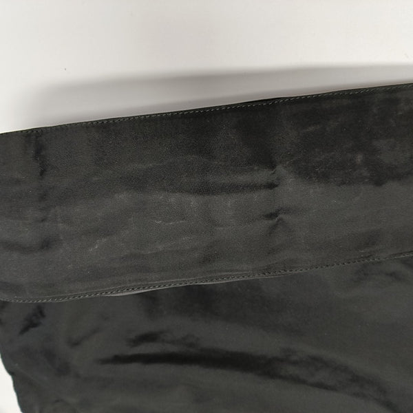 Nylon Shoulder Bag Black
