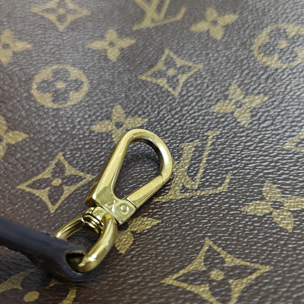 MONTAIGNE Monogram Coated Canvas Brown