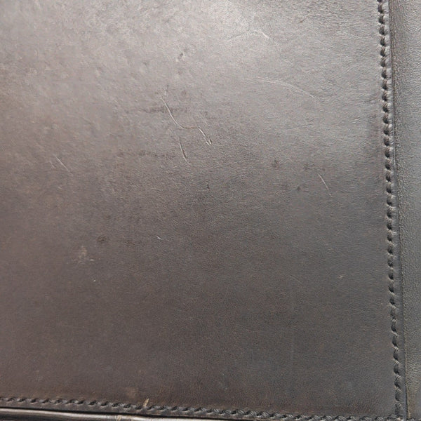 Calfskin Top Handle Bag Brown