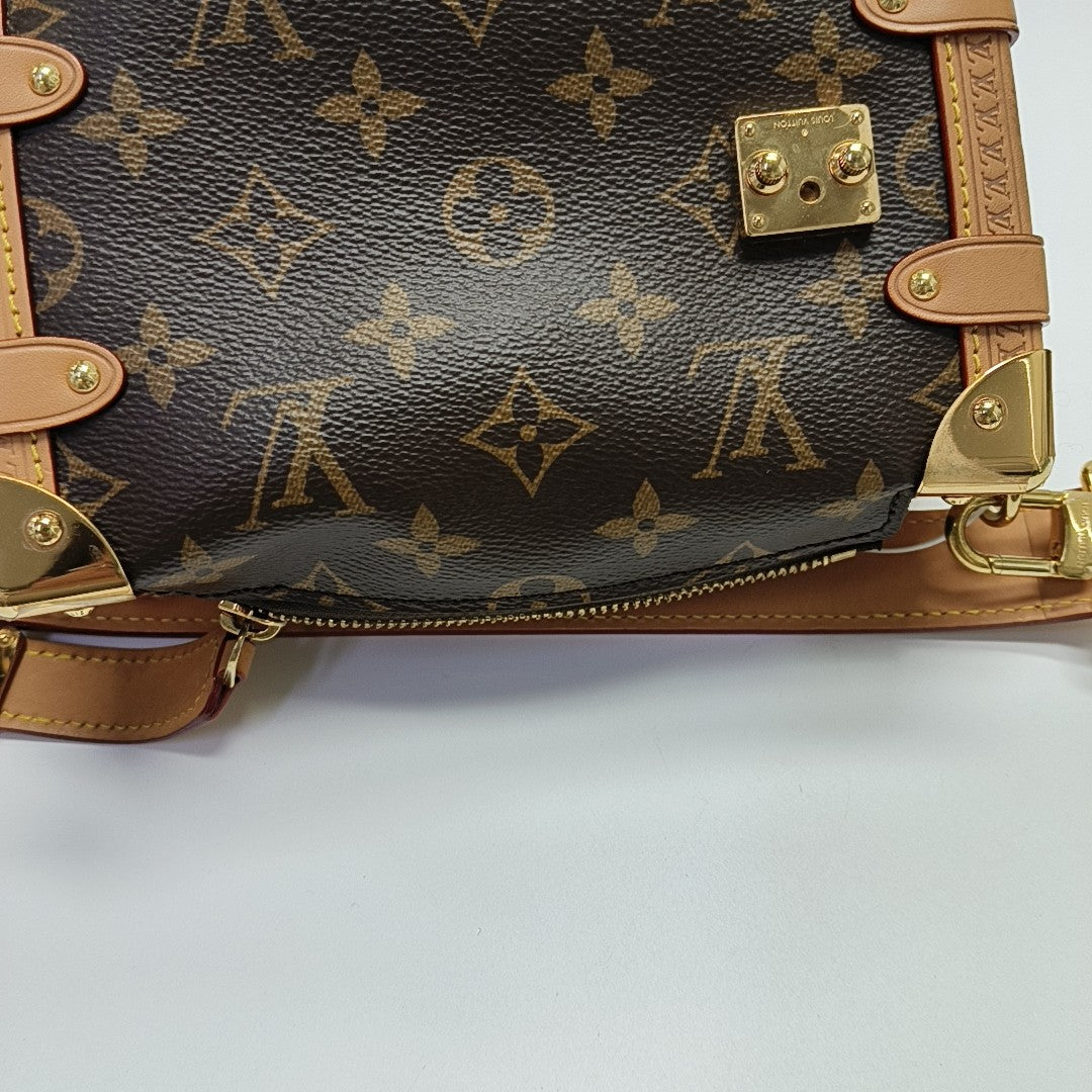 SIDE TRUNK PM Monogram Coated Canvas Brown