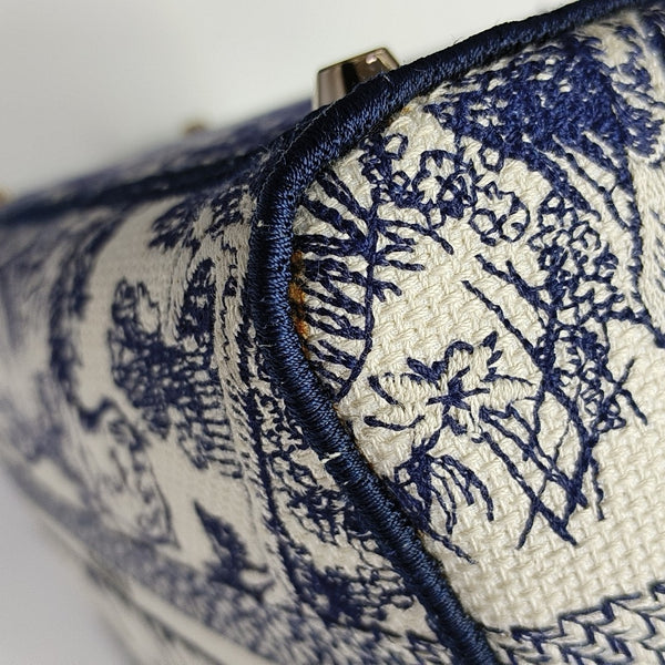 Lady D-Lite Medium Canvas Blue