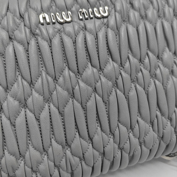 Crystal Quilted Lambskin Blue