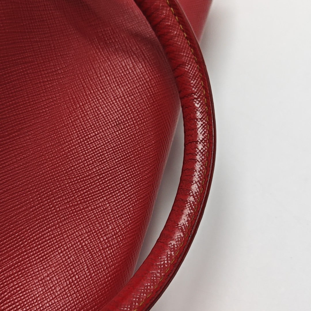 Suitcase Saffiano Calfskin Red