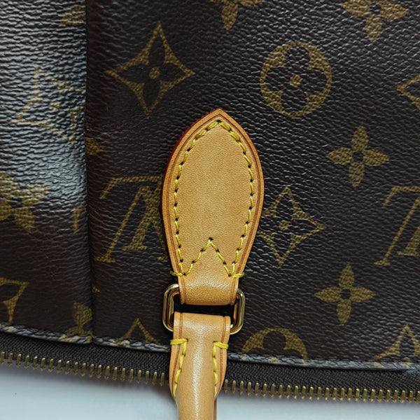 TURENNE Monogram Coated Canvas Brown