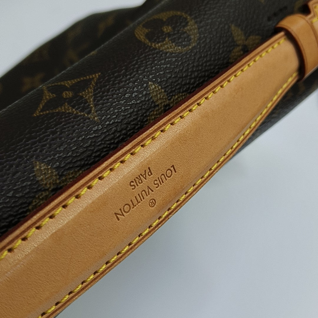 MÉTIS MM Monogram Coated Canvas Brown