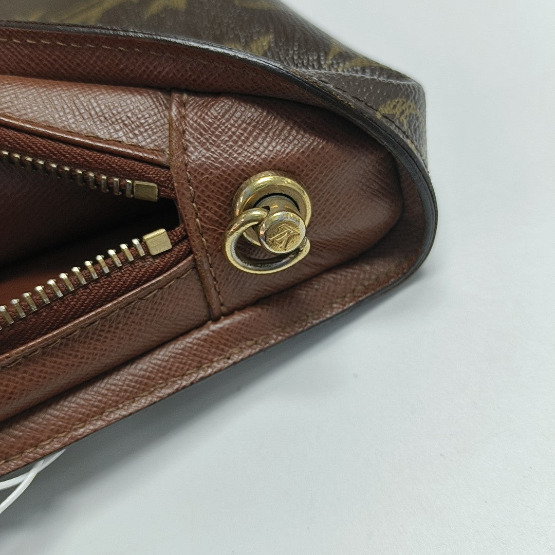 SAC BANDOULIERE Monogram Coated Canvas Brown