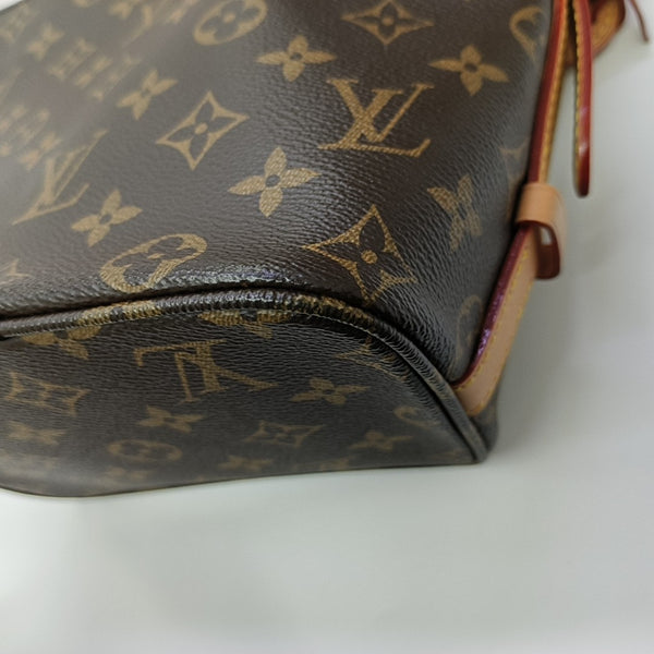 ALL IN BB Monogram Coated Canvas Brown