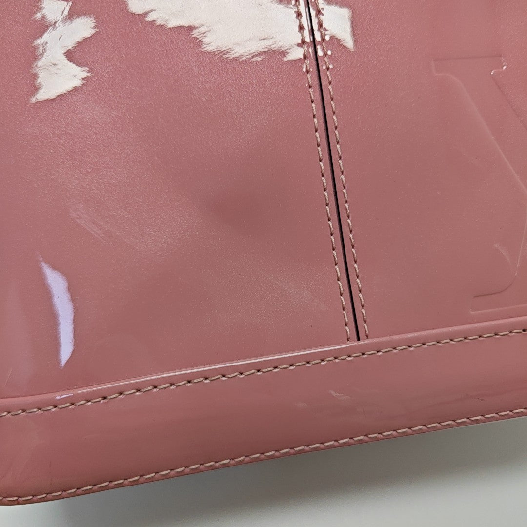 ALMA BB Monogram Patent Leather Pink
